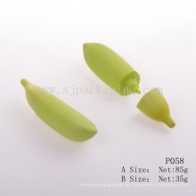 Plastik Bananenform 35 / 85ml Sahnebehälter